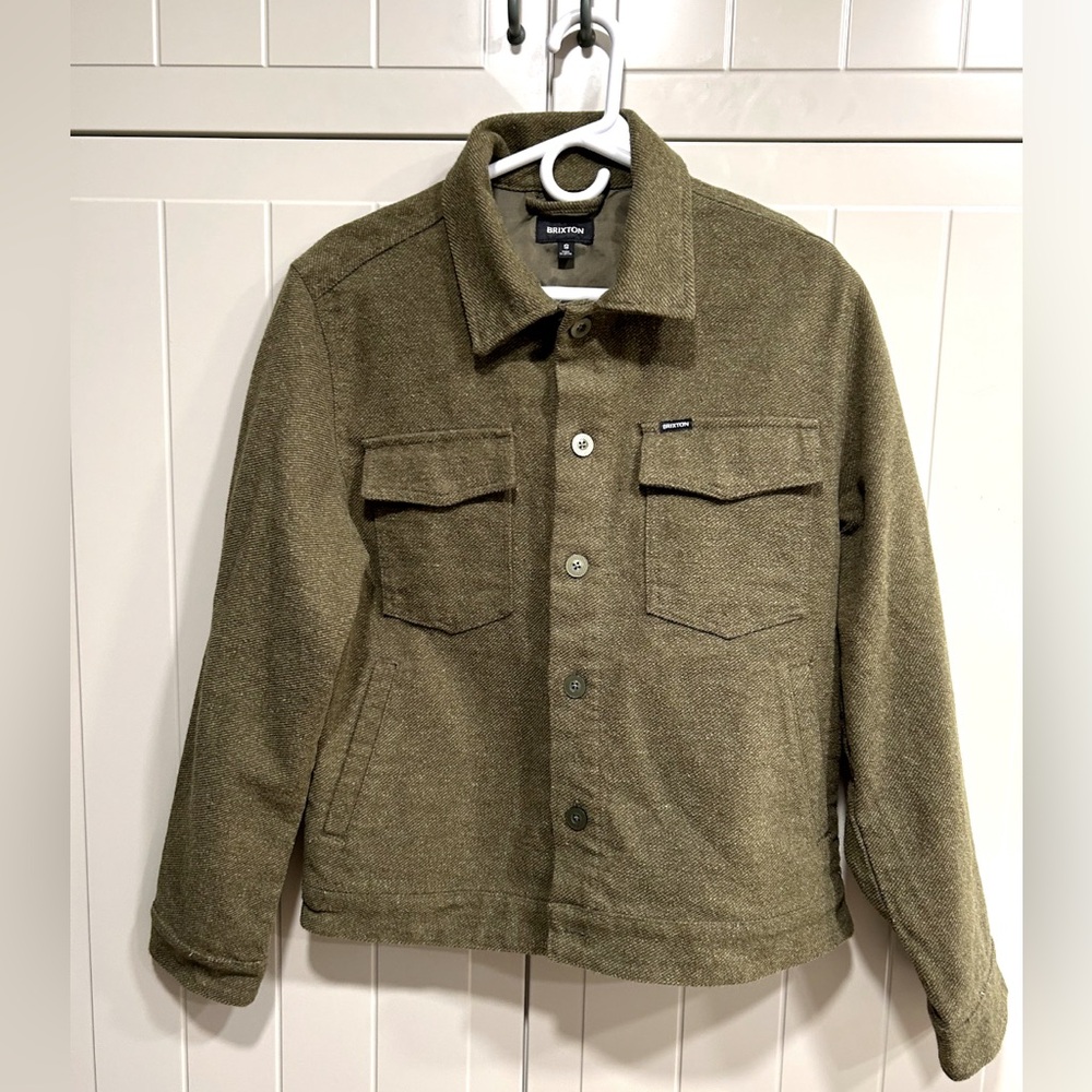 Mango Green Lightweight Shirt Jacket with Casual Style